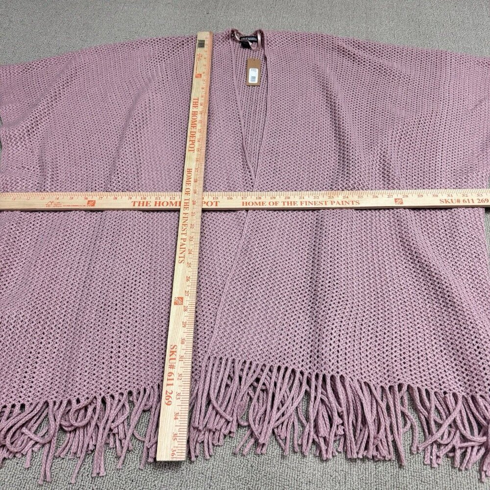 Steve Madden Cardigan Pink Short Sleeve Women’s One Size NWT - Picture 2 of 10